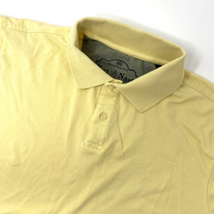 Nat Nast Polo Shirt Size Medium Short Sleeve Pima Cotton Champagne Color‎